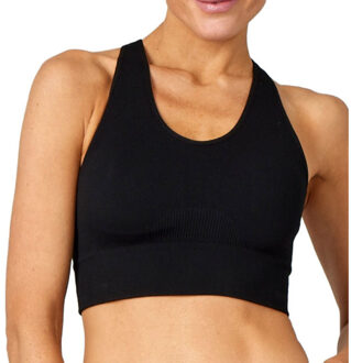 Pure Lime Seamless Rib BH zwart - M-L