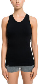 Pure Lime Seamless Singlet Singlet Dames zwart - S-M