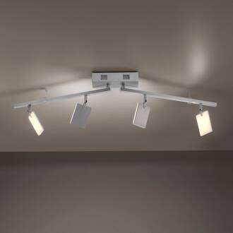 Pure Mira plafondlamp 4-lamps remote CCT alu gesatineerd aluminium