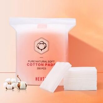 Pure Natural Soft Cotton Pads 200pcs #200pcs