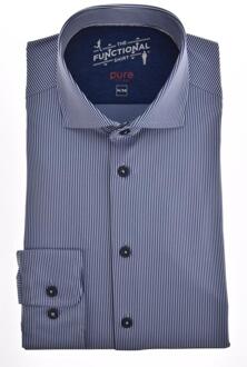 Pure Overhemd 4028-21750 Blauw - 39 (M)