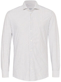 Pure Overhemd lange mouw 68-21742 Taupe - 40 (M)