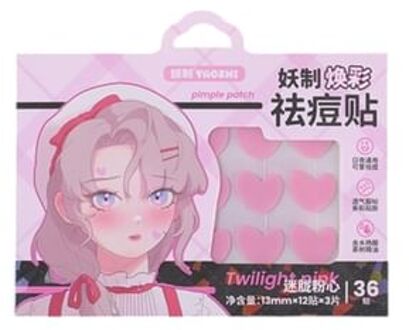 Pure Radiance Acne Pimple Patch - 3 Types Twilight Pink (36pcs)