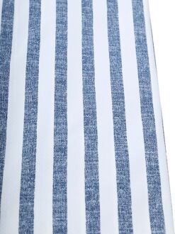 Pure Shirt Linen Optics Streep Blauw - 38,39,40,41,42,43,44