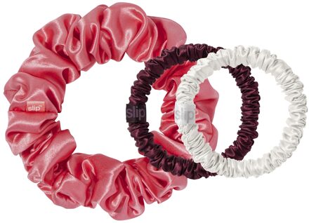 pure silk assorted scrunchie cracker - sweetheart