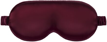pure silk contour sleep mask - crimson