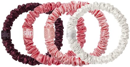 Pure Silk Skinny Scrunchie Ornament - Candy Cane