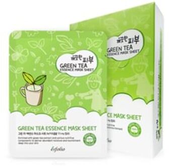 Pure Skin Green Tea Essence tissue masker - set van 10 stuks