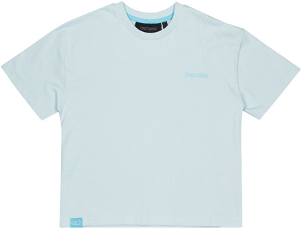 Pure T-shirts Kinder - Blauw - Maat 152 - 160 CM - Katoen Jersey Blue