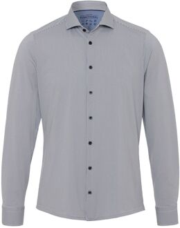 Pure The Functional Shirt Patroon Donkerblauw - 38,39,40,41,42,44