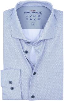 Pure The Functional Shirt Print Blauw