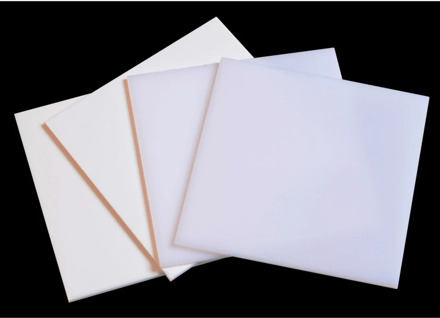 Pure White Acrylic Board Light Ivory Plexiglass Plastic Sheet Photopermeability Organic Glass Polymethyl Methacrylate 200*200mm