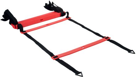 Pure2Improve Behendigheidsladder 450 Cm Zwart/rood