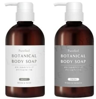 Purefeel Botanical Body Soap Moist - White & Floral 380ml Refill