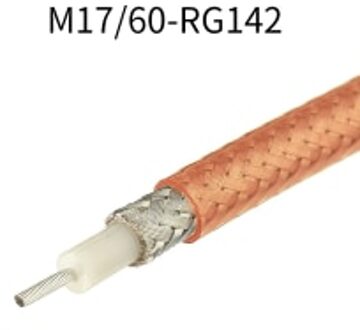 Purelin 3M Conector Adaptador RG142 M17/60 Kabel Coaxiale Rf, Doble Rood De Blindaje, resistant Een Altas Temperaturas, 1M