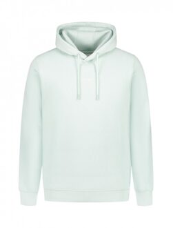 Purewhite 24010301 triangle print 14 mint heren sweater hoodie pure p Groen - XL