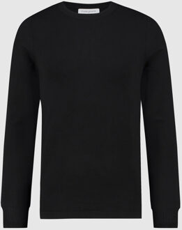 PureWhite Essential Knit Crewneck - Black