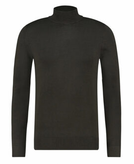 PureWhite Essential knit mockneck army - maat XS Wit