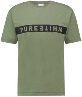 PureWhite Polo t-shirt pw 1 groen Print / Multi - XXL