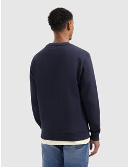 PureWhite Regular fit crewneck ls sweaters Blauw