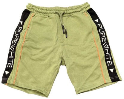 PureWhite Shorts short 19 groen - maat M Veelkleurig