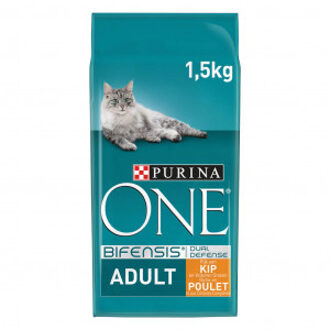 Purina One Adult - Kattenvoer Kip & Volkoren Granen - 6 kg