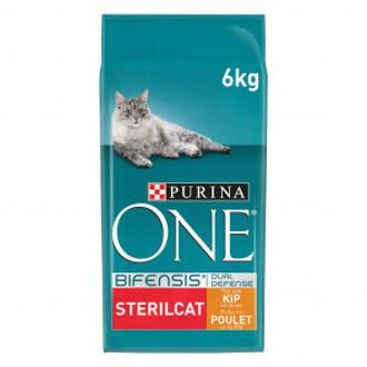 Purina One Sterilcat met kip kattenvoer 4 x 800 g