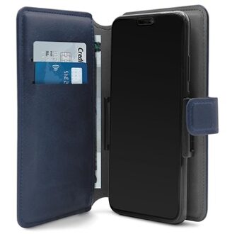 Puro 360 Rotary Universal Smartphone Wallet Case - XXL - Blauw