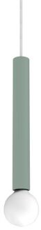 Puro Hanglamp, 1x E27, Metaal, Groen Iceberg, D.4cm H.40cm