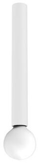 Puro Plafondlamp, 1x E27, Metaal, Wit Mat, D.4cm H.40cm