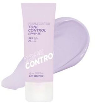 Purple Cotton Tone Control Sun Base 40ml