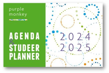 Purple Monkey Agenda & Studeerplanner / 2024-2025 - John Cliteur