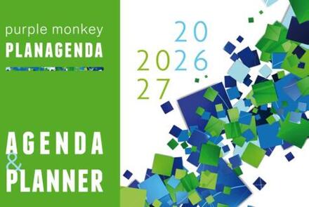 Purple Monkey planagenda 2026-2027 - A4 editie - John Cliteur (ISBN: 9789083329857)