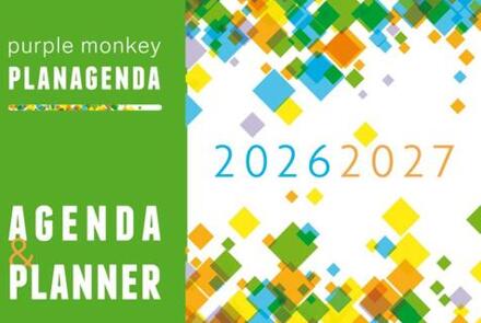 Purple Monkey planagenda 2026-2027 - standaardeditie -  John Cliteur (ISBN: 9789083329840)