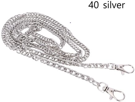 Purse Handtassen Shoulder Strap Chain Tassen Vervanging Handvat 40 zilver