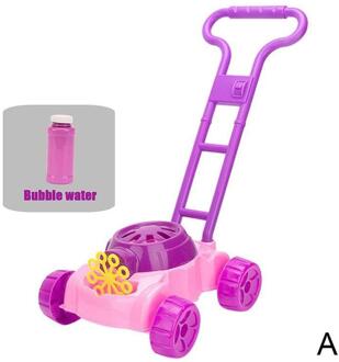 Push Bubble Auto Baby Elektrische Outdoor Speelgoed Voor Jongens Meisjes Bellen Grasmaaier Kids Trolley Speelgoed Met 120Ml zeep Water Oplossing