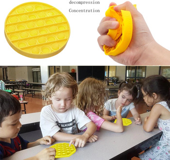 Push Bubble Fidget Sensory Toy Autism Special Needs Stress Reliever Funny Squish Anti-stress Educational Toys For Children