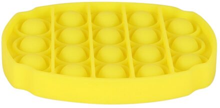 Push Bubble Fidget Speelgoed Ellipse Autisme Speciale Behoeften Stress Reliever Helpt Stress Verhogen Focus Zachte Squeeze Speelgoed