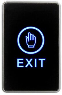 Push Touch Exit Deur Eixt Release Knop Met Led Indicator Voor Home Security Bescherming Voor Toegangscontrole Systeem