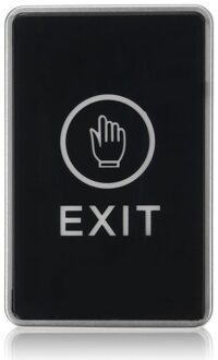 Push Touch Sensor Exit Beveiliging Toegangscontrole Systeem Deur Exit Release Knop Met Led Indicator Licht Voor Thuis