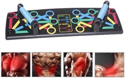 Push Up Board 14 In 1 Push Up Mannen Training Systeem Fitness Workout Training Stand Board Body Building Systeem Gym apparatuur #40