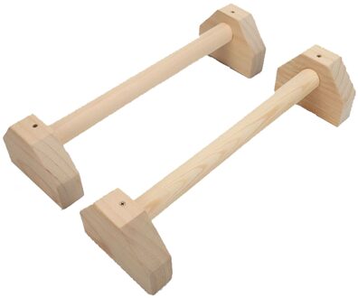 Push Up Handvatten Houten Parallettes Push Up Bar Gymnastiek Handstand Push-Ups Stands Thuis Draagbare Sport Apparatuur