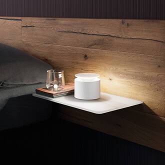 Push-up oplaadbare tafellamp IP54 wit