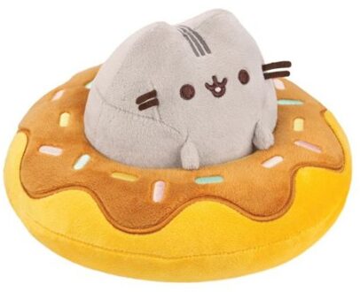 Pusheen knuffel, chocolate donut, 18 cm