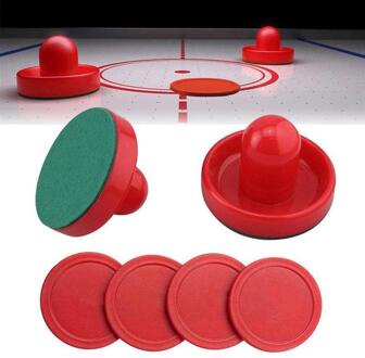 Pusher Mallet Air Hockey Volwassen Reizen Accessoires Vervanging 1 Set Familie Tafel Games Entertainment Goalies Puck