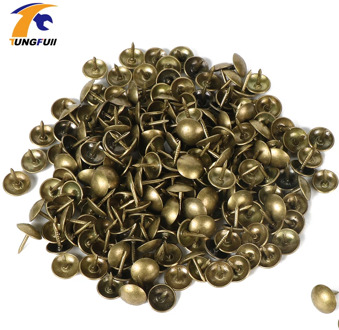 Pushpin Doornail Hardware Antique Bronze Decorative Upholstery Nail Jewelry Gift Box Sofa Decorative Tacks Stud 100pcs 7x11mm