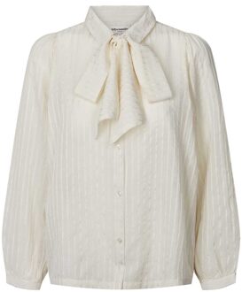 Pussybow blouse Ellie  naturel - XS,S,M,XL,