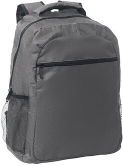 Puter / topper gewone rpet laptop rugzak - maat One size Grijs