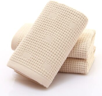 Puur Katoen Gezicht Haar Hand Badkamer Facial Handdoeken 35X78Cm Thuis Sport Zachte Katoen Gaas Badhanddoek Voor volwassen Badkamer Accessoires bruin