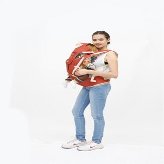 Puur Katoen Zes-In-een One-schouder Twee-Schouder Multi-Functionele Vier-Seizoen Ademend baby Strap Front-Knuffelen Taille Kruk chocola